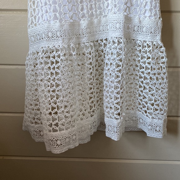 Crochet High/Low Midi Dress Size Small - Picture 5 of 11